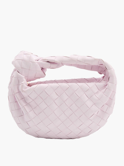 Bolso de mano con asa anudada