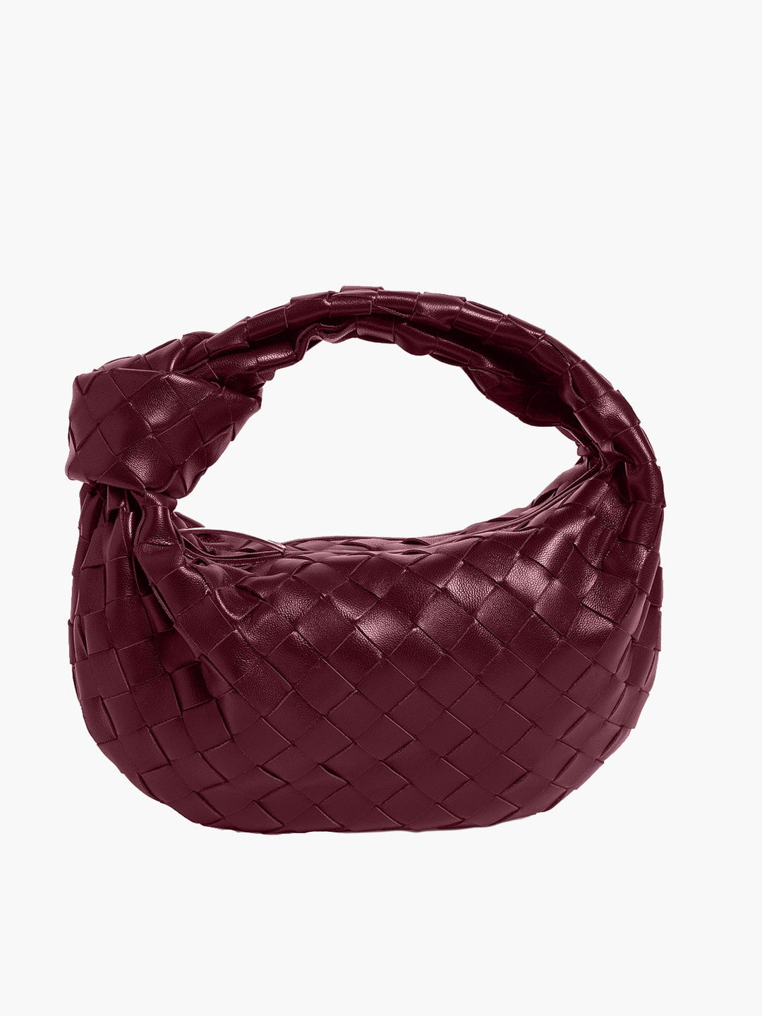 Bolso de mano con asa anudada