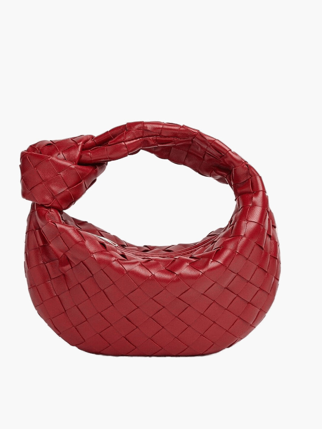 Bolso de mano con asa anudada