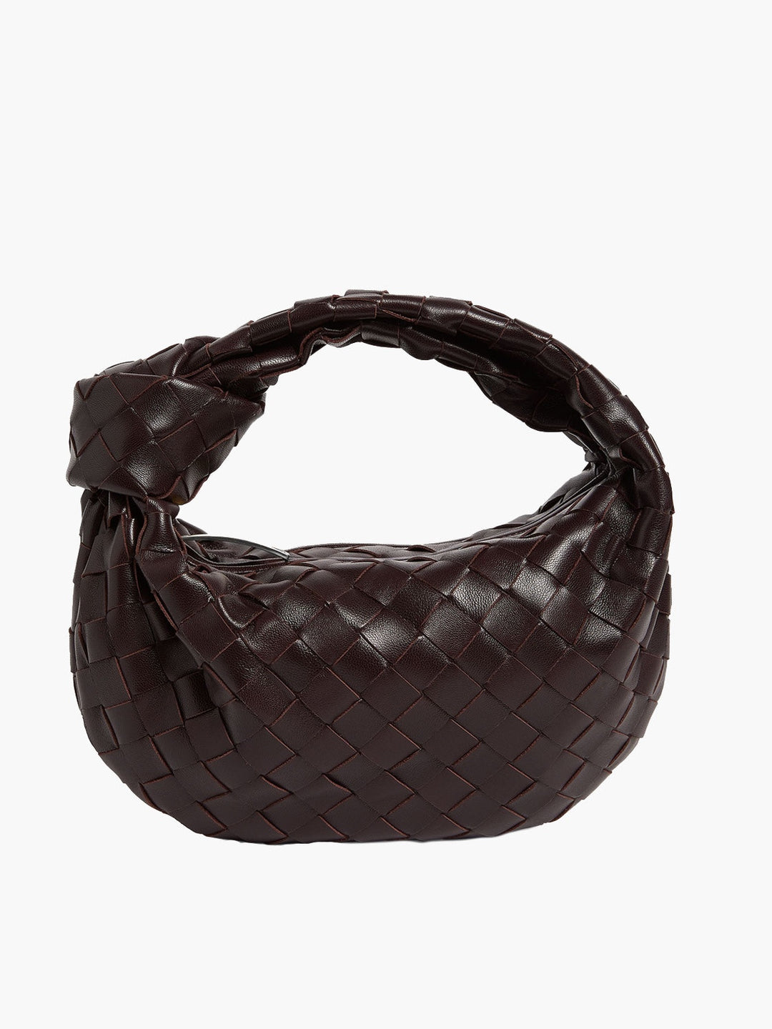 Bolso de mano con asa anudada