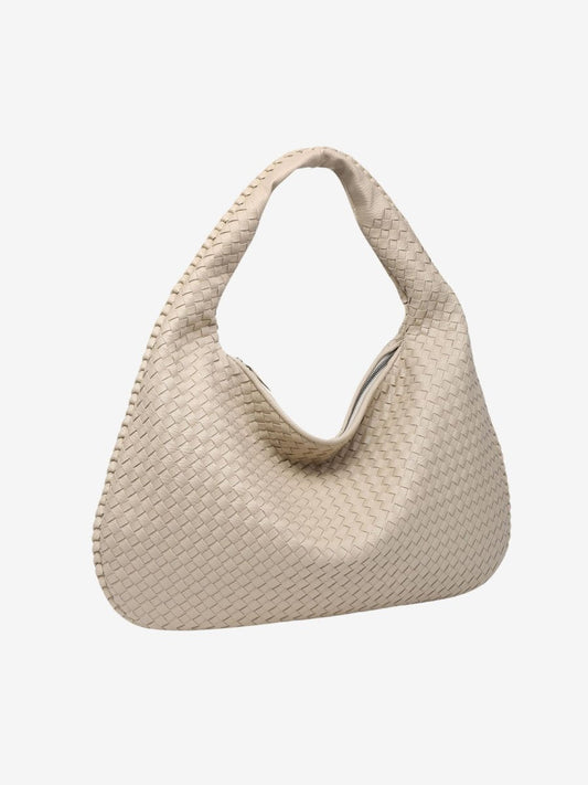Bolso tote tejido con correa para el hombro