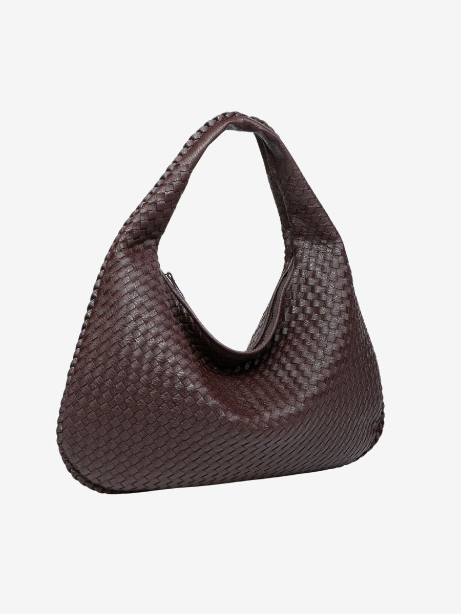 Bolso tote tejido con correa para el hombro