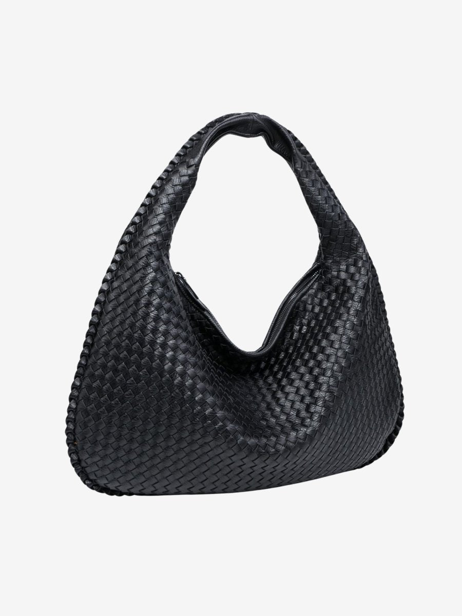 Bolso tote tejido con correa para el hombro