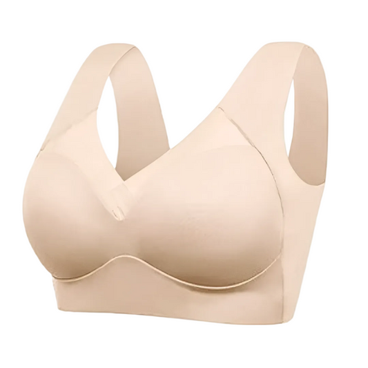 Brasier para mujer con escote en V y banda ancha inferior