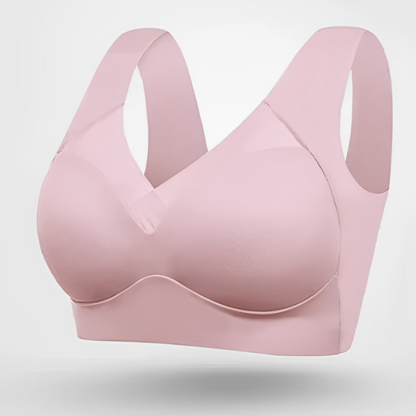 Brasier para mujer con escote en V y banda ancha inferior