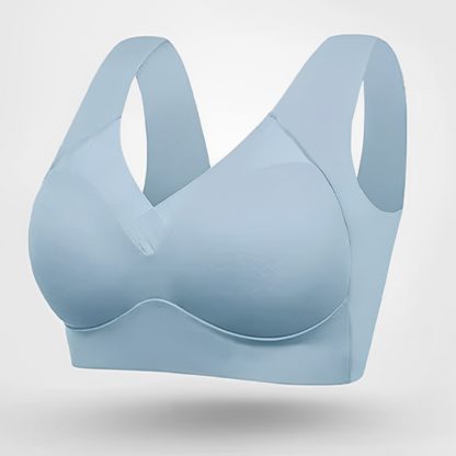Brasier para mujer con escote en V y banda ancha inferior