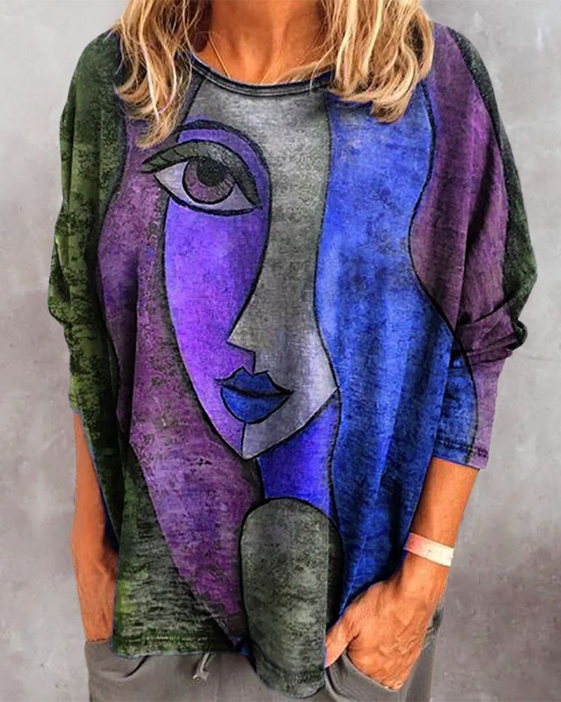 Camiseta de Mujer Oversize - Estampada