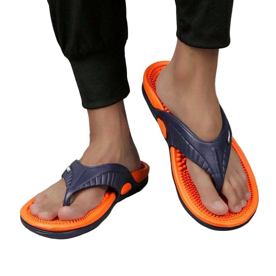 Chanclas unisex con plantilla texturizada