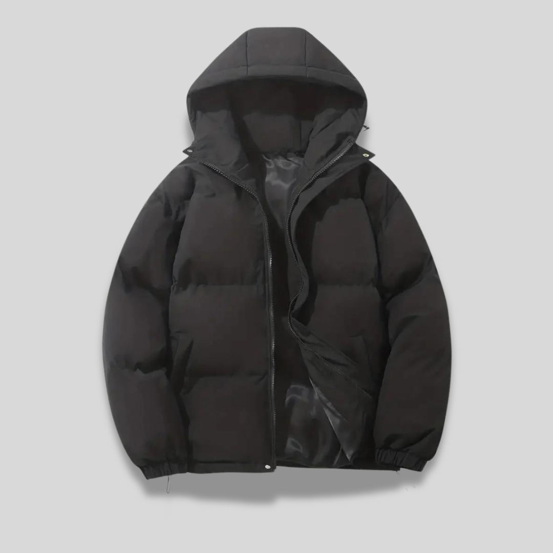 Chaqueta Acolchada de Mujer - Capucha y Bolsillos Laterales