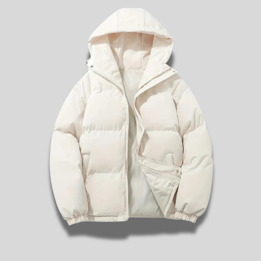 Chaqueta Acolchada de Mujer - Capucha y Bolsillos Laterales