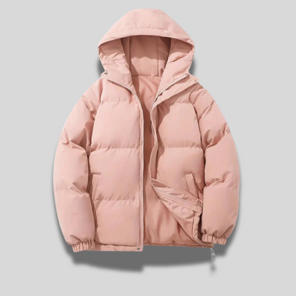 Chaqueta Acolchada de Mujer - Capucha y Bolsillos Laterales