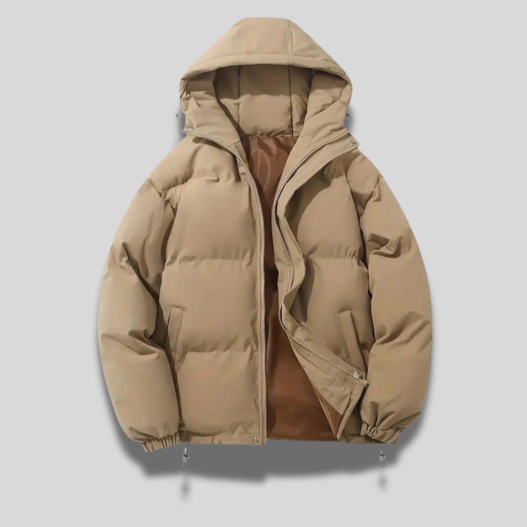 Chaqueta Acolchada de Mujer - Capucha y Bolsillos Laterales