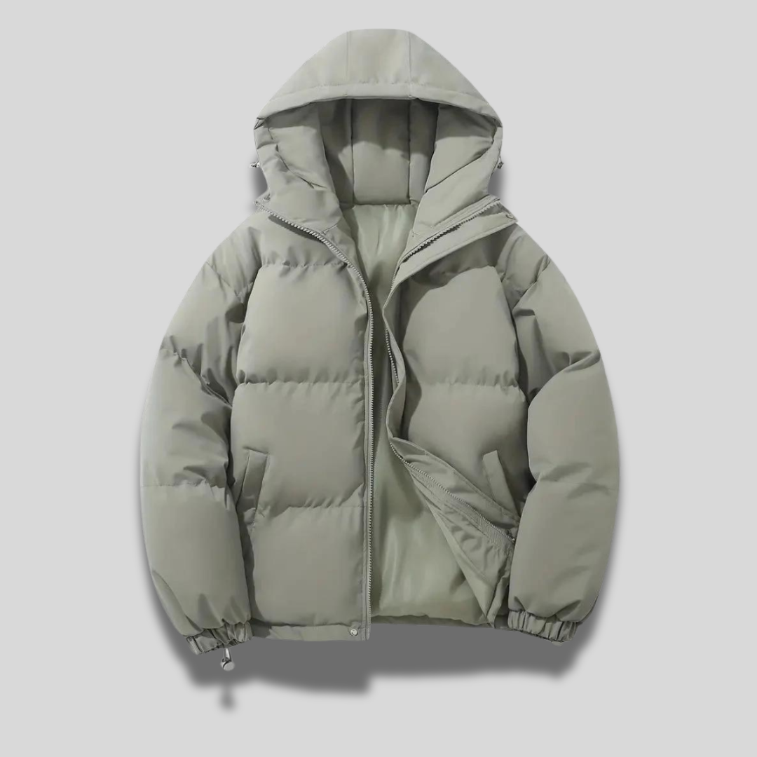 Chaqueta Acolchada de Mujer - Capucha y Bolsillos Laterales