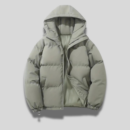 Chaqueta Acolchada de Mujer - Capucha y Bolsillos Laterales