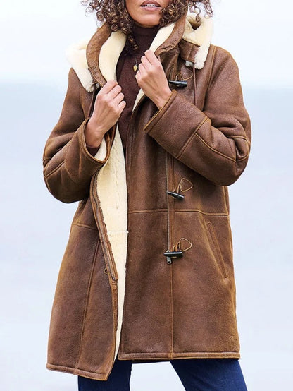Chaqueta de Mujer con Borreguito - Larga