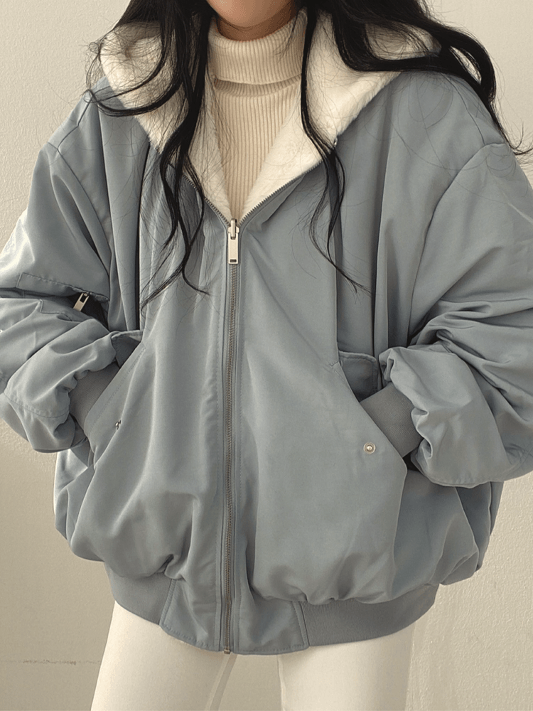 Chaqueta de Mujer - Estilo Bomber con Forro Suave