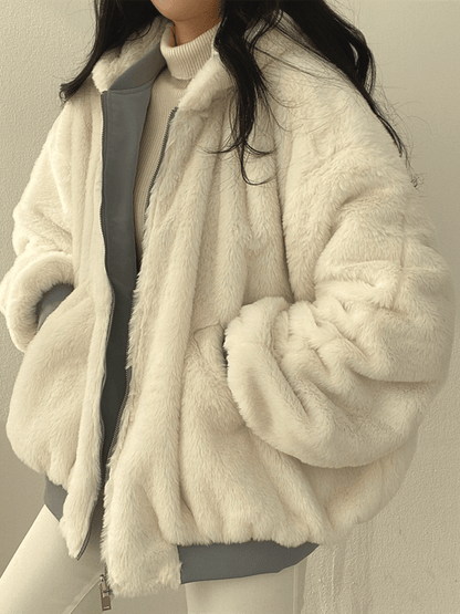 Chaqueta de Mujer - Estilo Bomber con Forro Suave