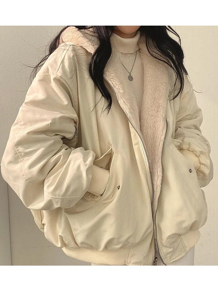 Chaqueta de Mujer - Estilo Bomber con Forro Suave