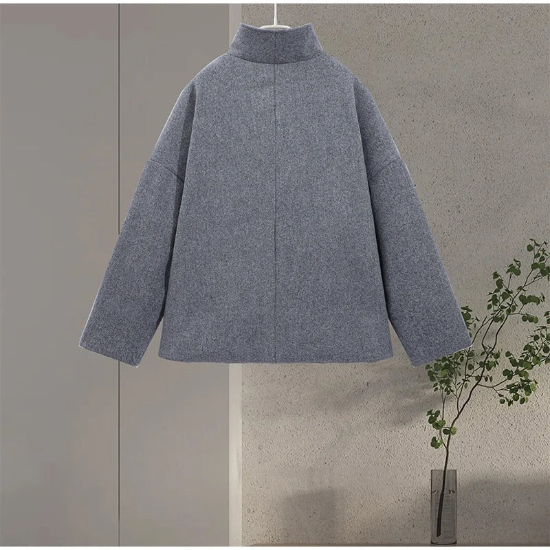 Chaqueta de Mujer Oversize - Cuello Alto