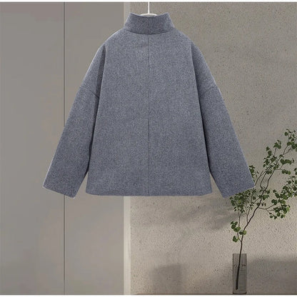 Chaqueta de Mujer Oversize - Cuello Alto