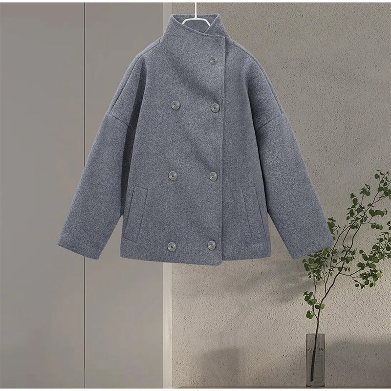 Chaqueta de Mujer Oversize - Cuello Alto