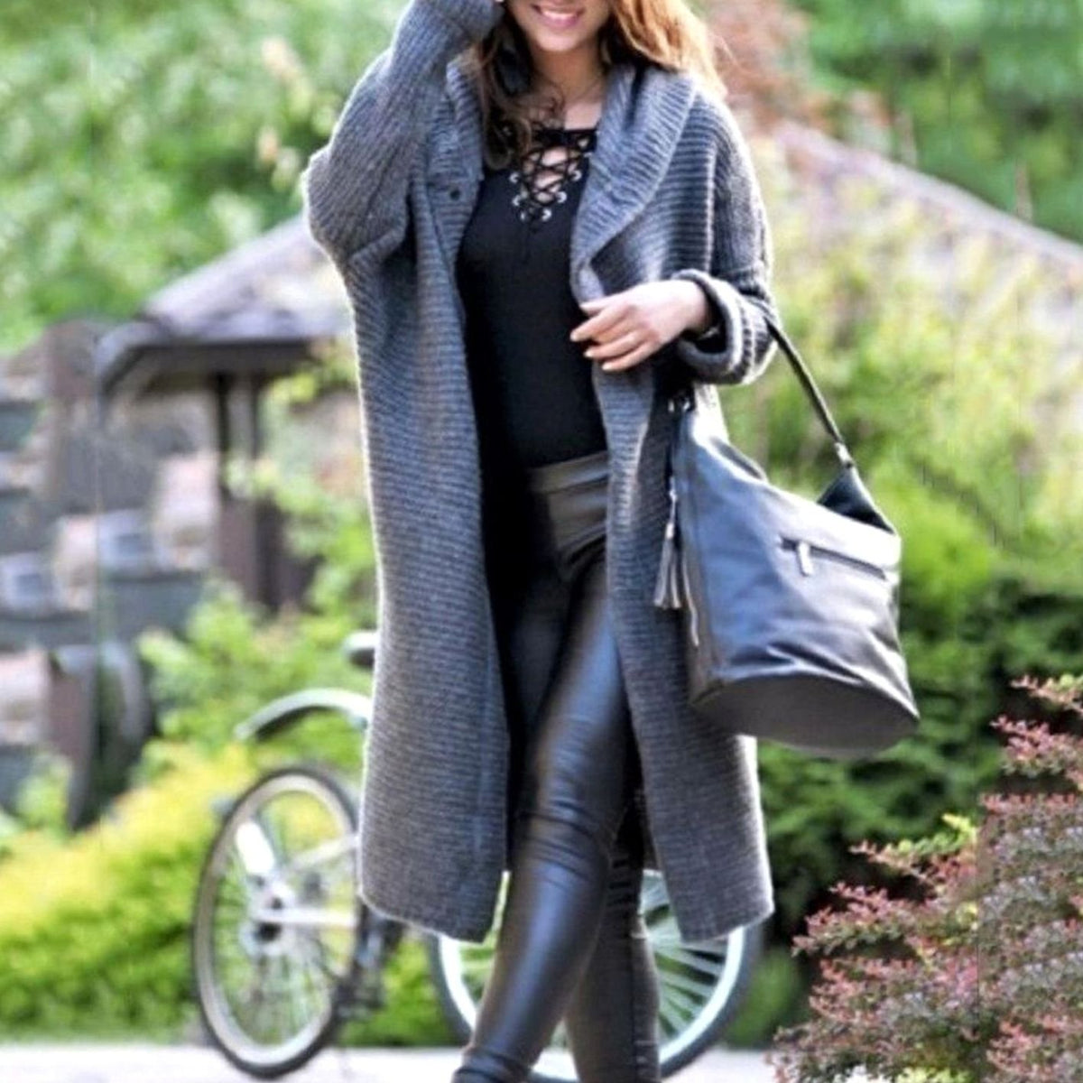 Chaqueta Larga de Mujer - Capucha