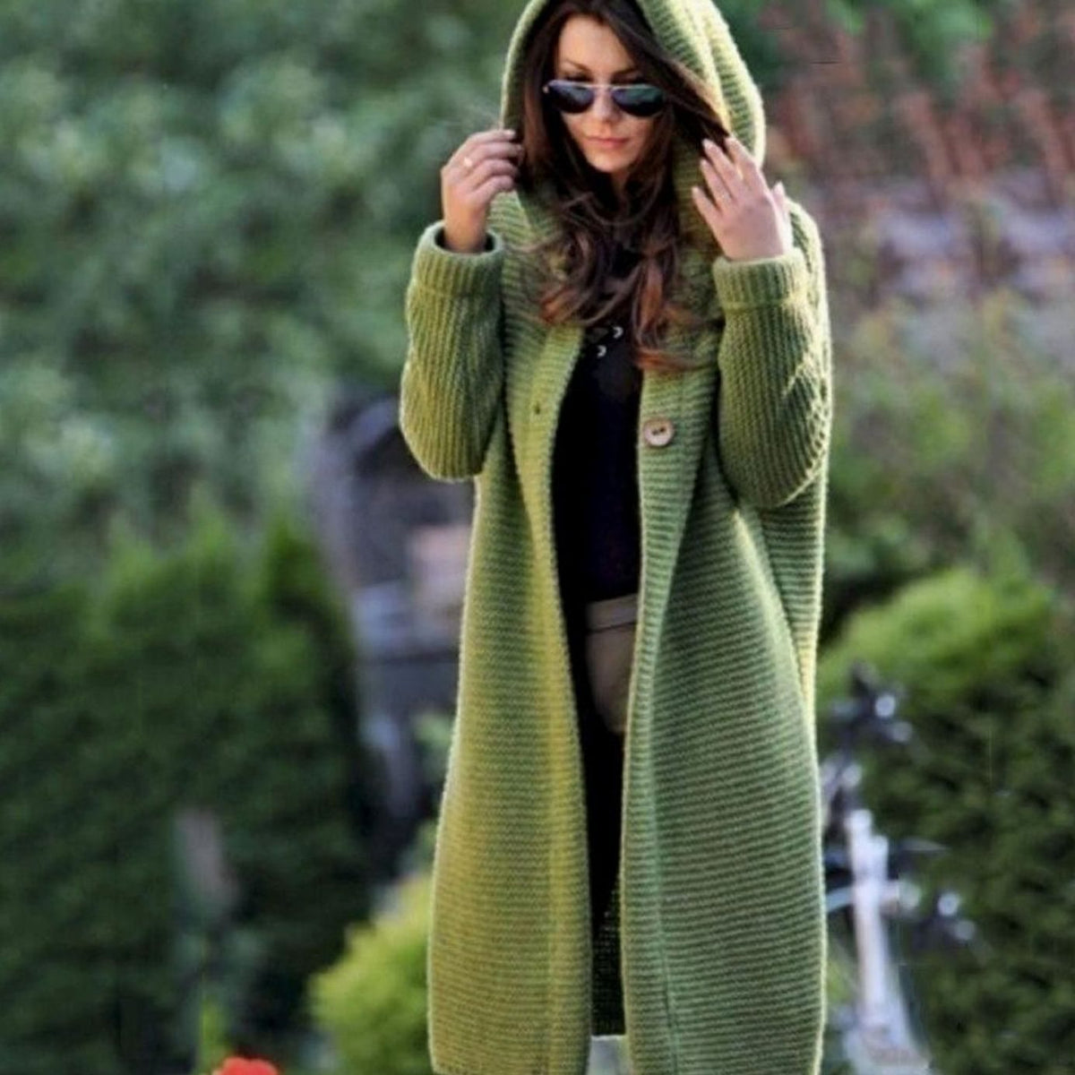 Chaqueta Larga de Mujer - Capucha