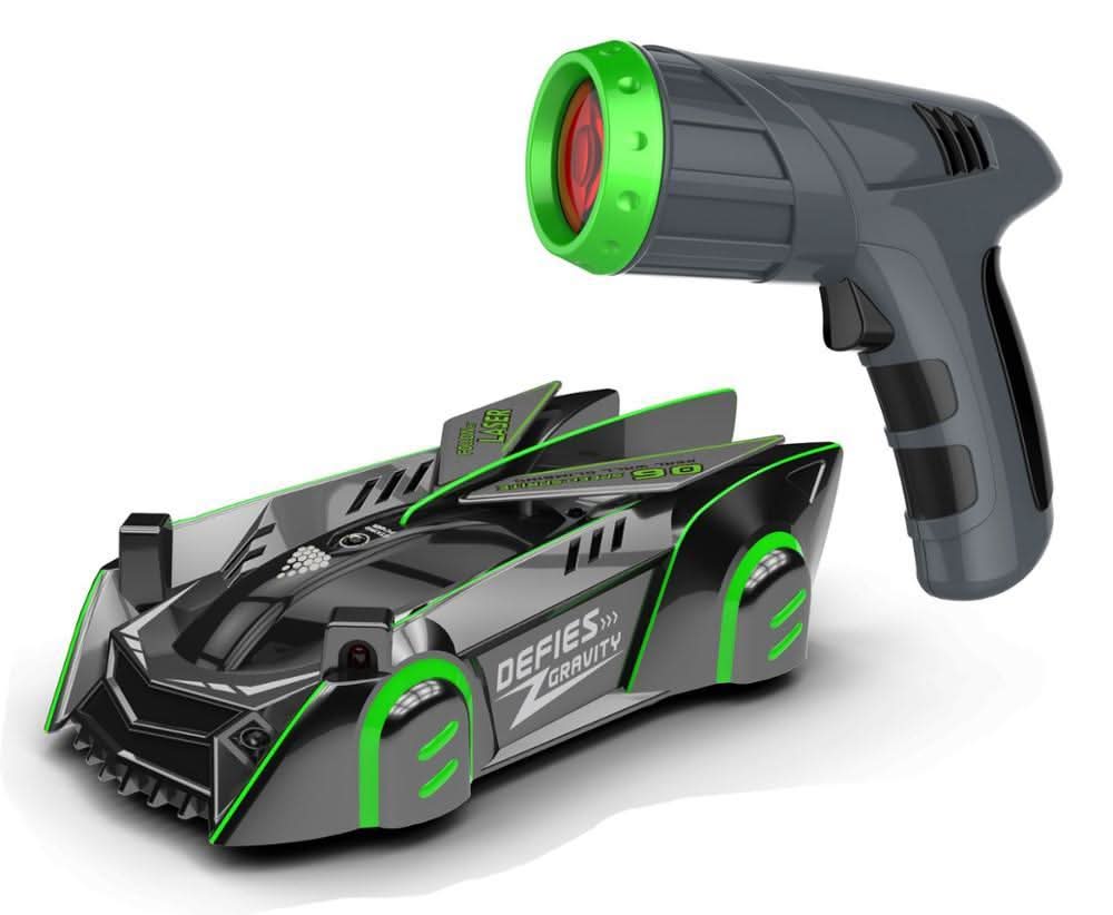 Coche RC trepador de paredes controlado por láser