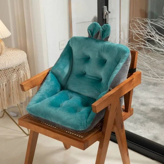 Cojín de asiento capitoné con respaldo