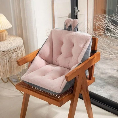 Cojín de asiento capitoné con respaldo