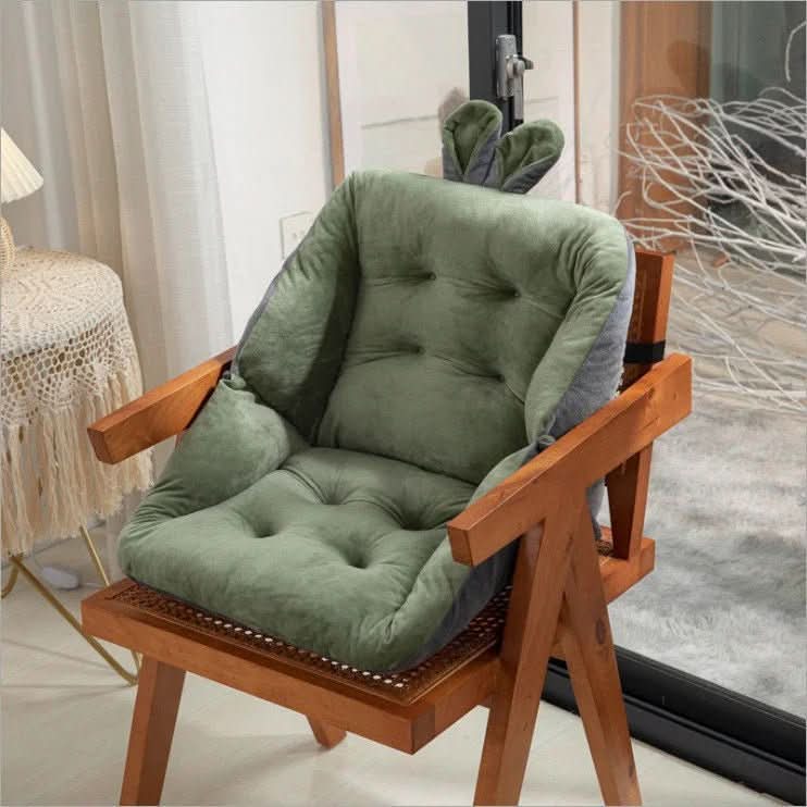 Cojín de asiento capitoné con respaldo