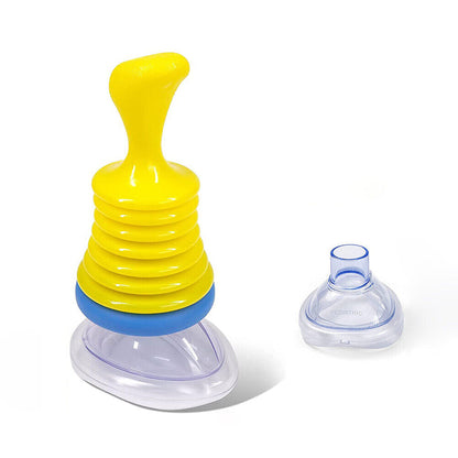Dispositivo de succión manual con mascarillas desmontables