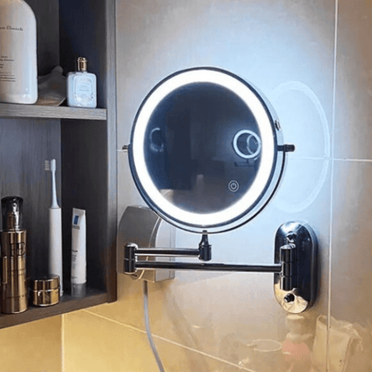 Espejo de aumento LED de pared