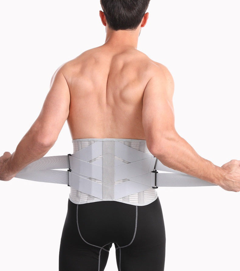Faja de soporte lumbar con dos tiras de tensión