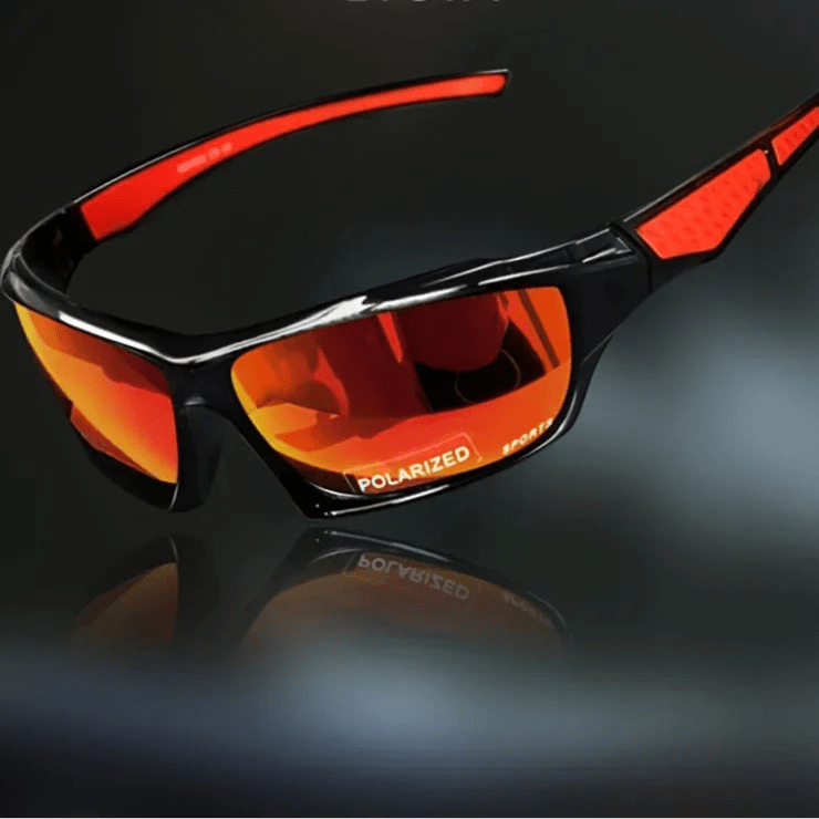 Gafas de sol polarizadas unisex con montura envolvente