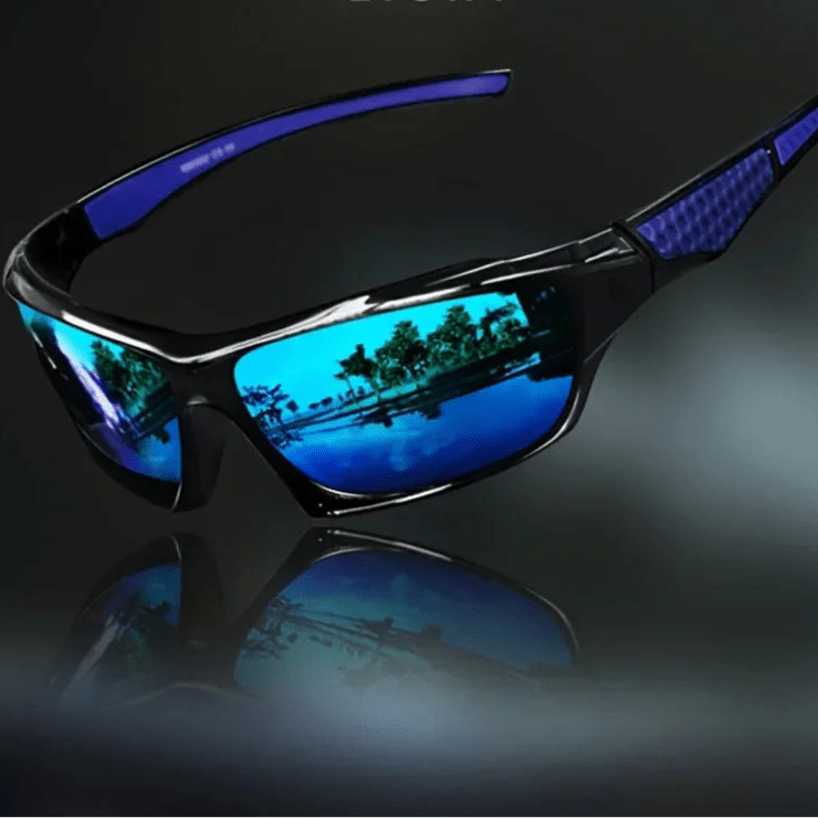 Gafas de sol polarizadas unisex con montura envolvente
