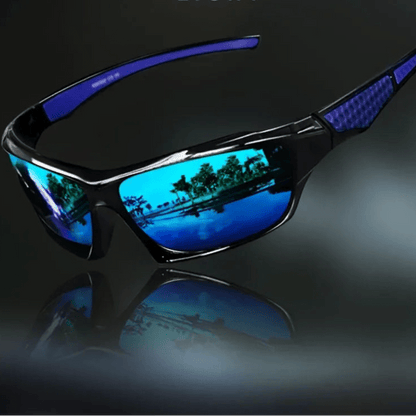 Gafas de sol polarizadas unisex con montura envolvente