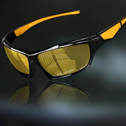 Gafas de sol polarizadas unisex con montura envolvente