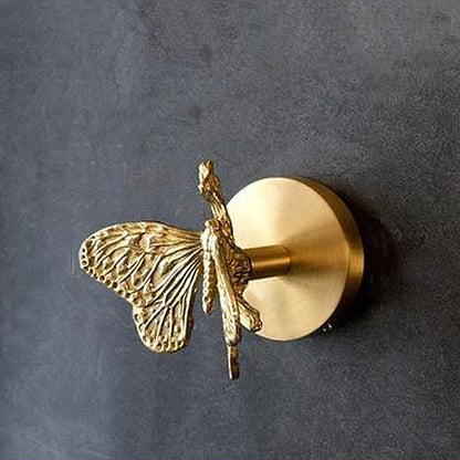 Gancho decorativo de pared con base circular