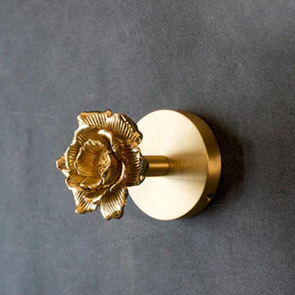 Gancho decorativo de pared con base circular