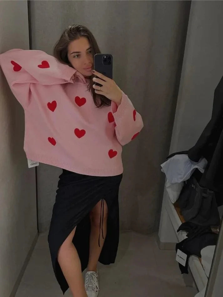 Jersey de Mujer - Cuello Redondo y Corte Holgado