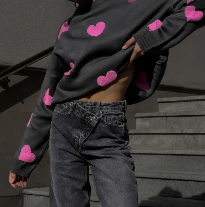 Jersey de Mujer - Cuello Redondo y Corte Holgado