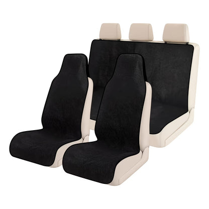 Juego de fundas para asientos de coche con cobertura frontal y trasera