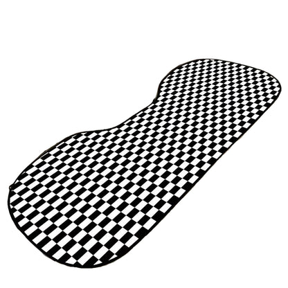 Juego de fundas para asientos de coche con patrón de cuadros