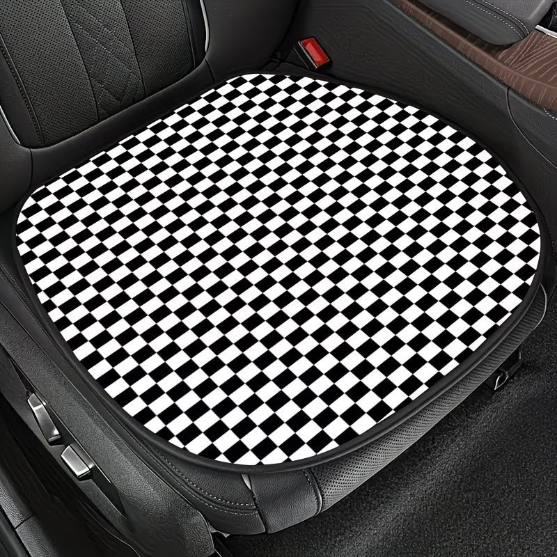 Juego de fundas para asientos de coche con patrón de cuadros
