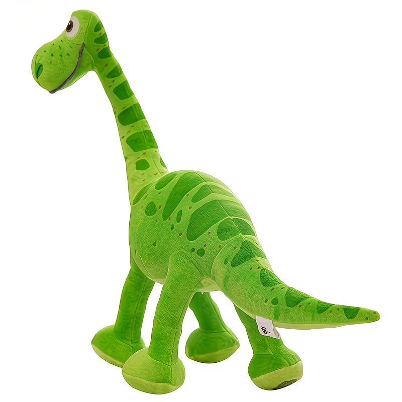 Juguete de dinosaurio de peluche con patrón de manchas