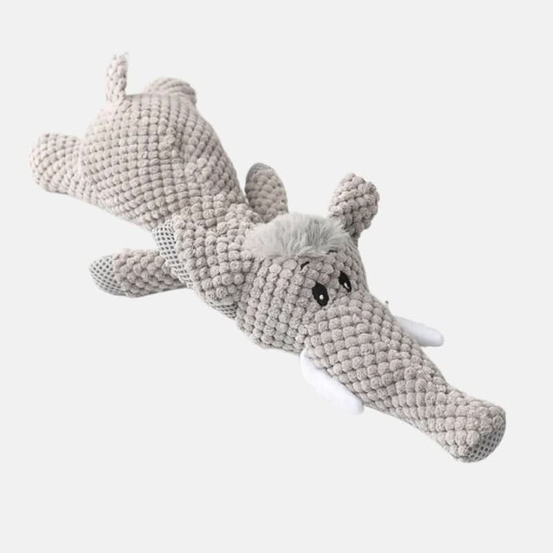 Juguete de peluche con exterior de textura
