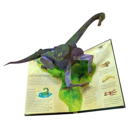 Libro pop-up de dinosaurios en 3D