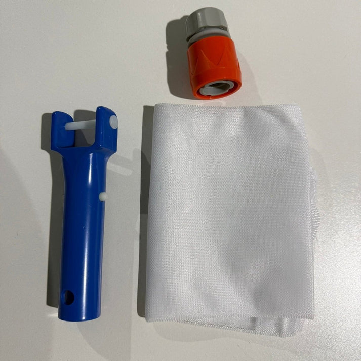 Limpiador de piscina con bolsa de recolección de malla