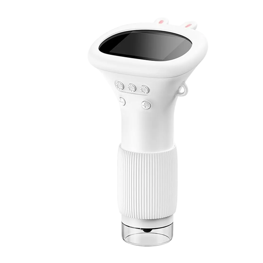 Microscopio digital portátil de mano con pantalla integrada